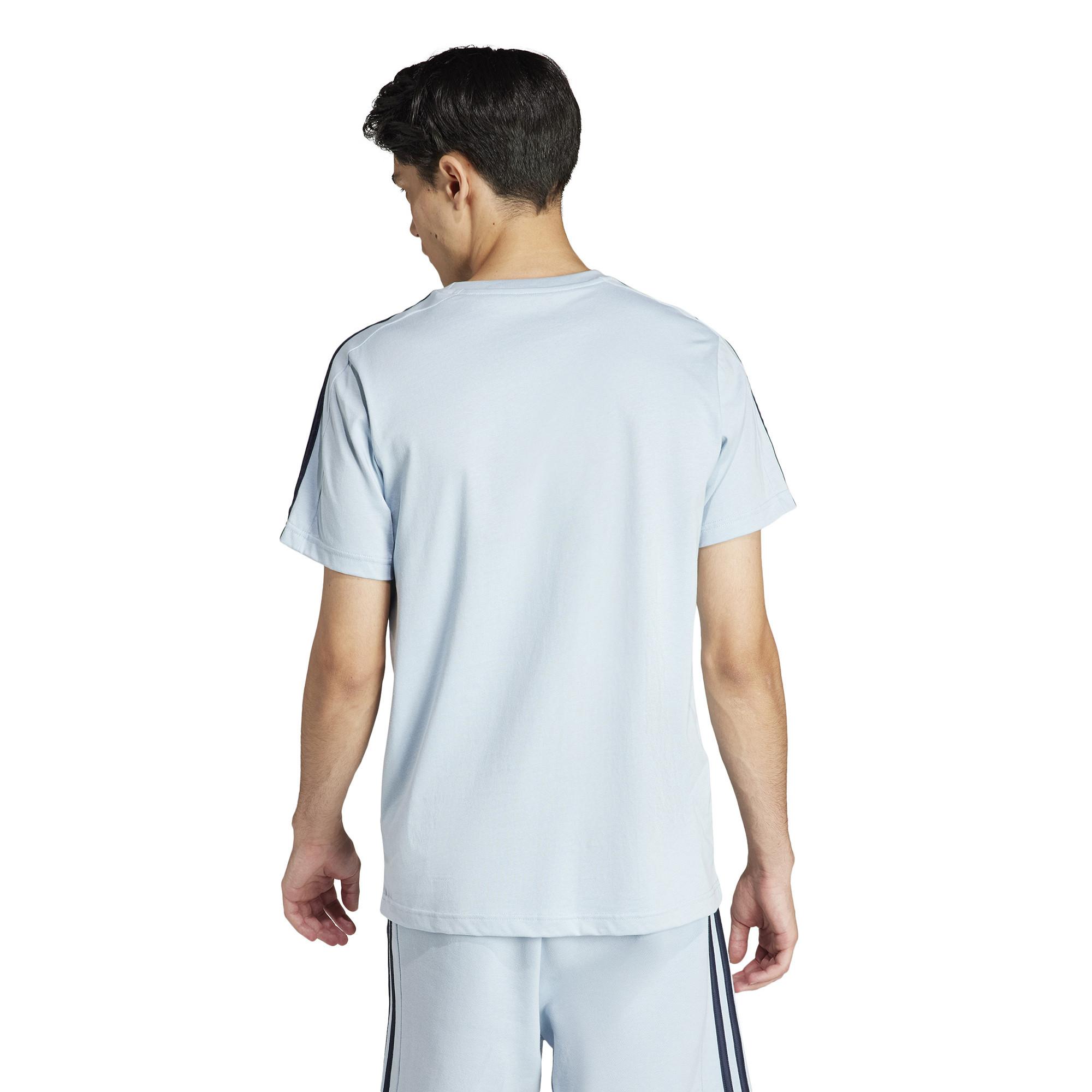 adidas 3S SJ T WONBLU T-Shirt, Rundhals, kurzarm 