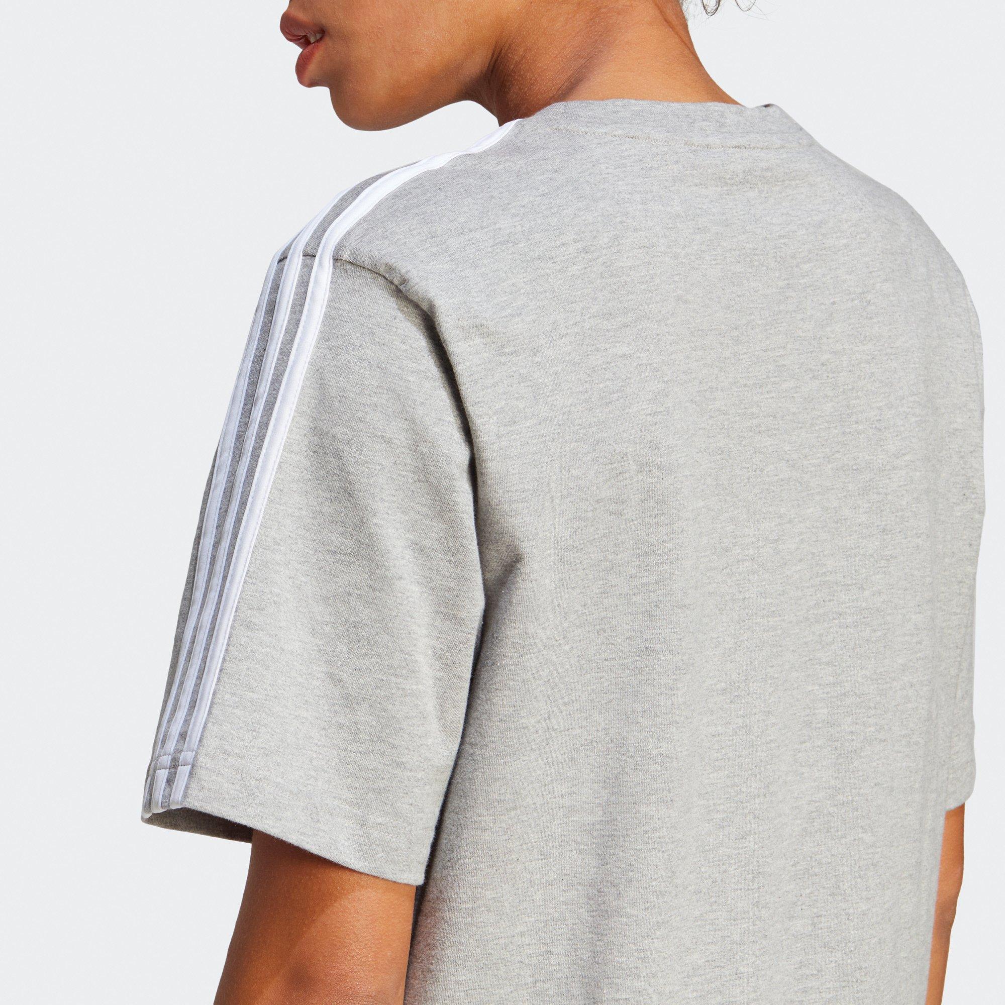 adidas 3S BF T DR MGREYH/WHITE Robe temps libre, manches courtes 