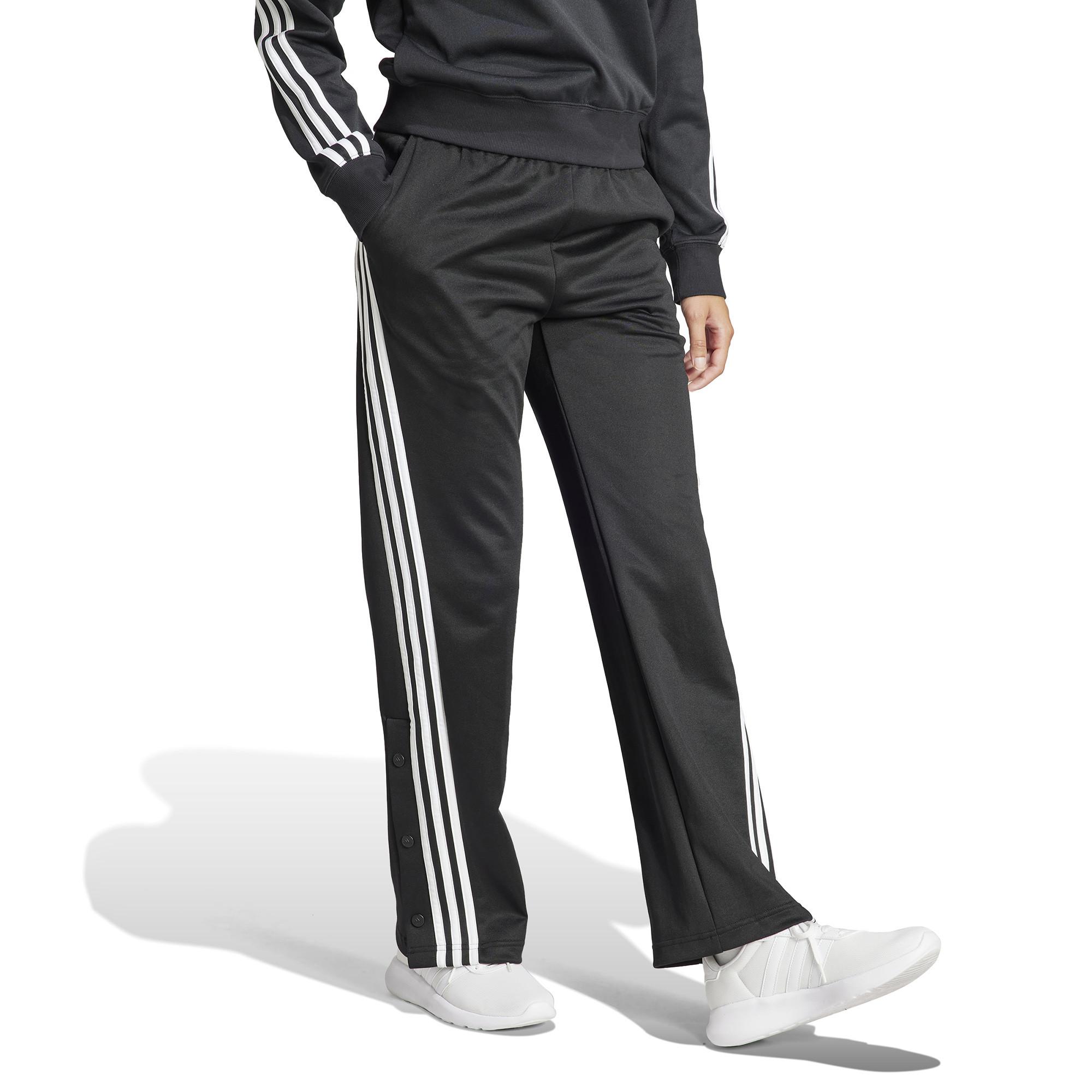 adidas ICONIC 3S TP BLACK/WHITE Pantaloni da allenamento 