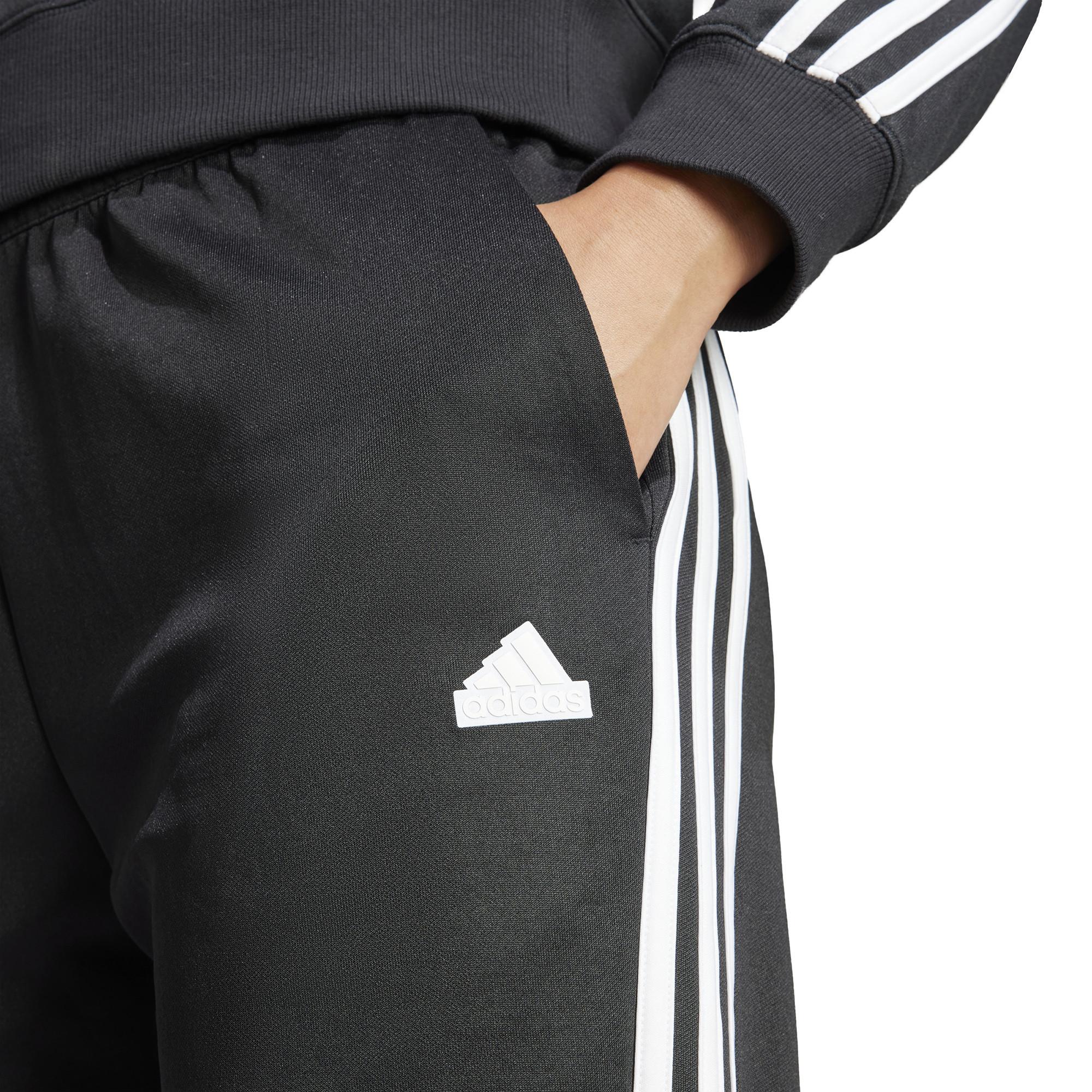 adidas ICONIC 3S TP BLACK/WHITE Pantaloni da allenamento 