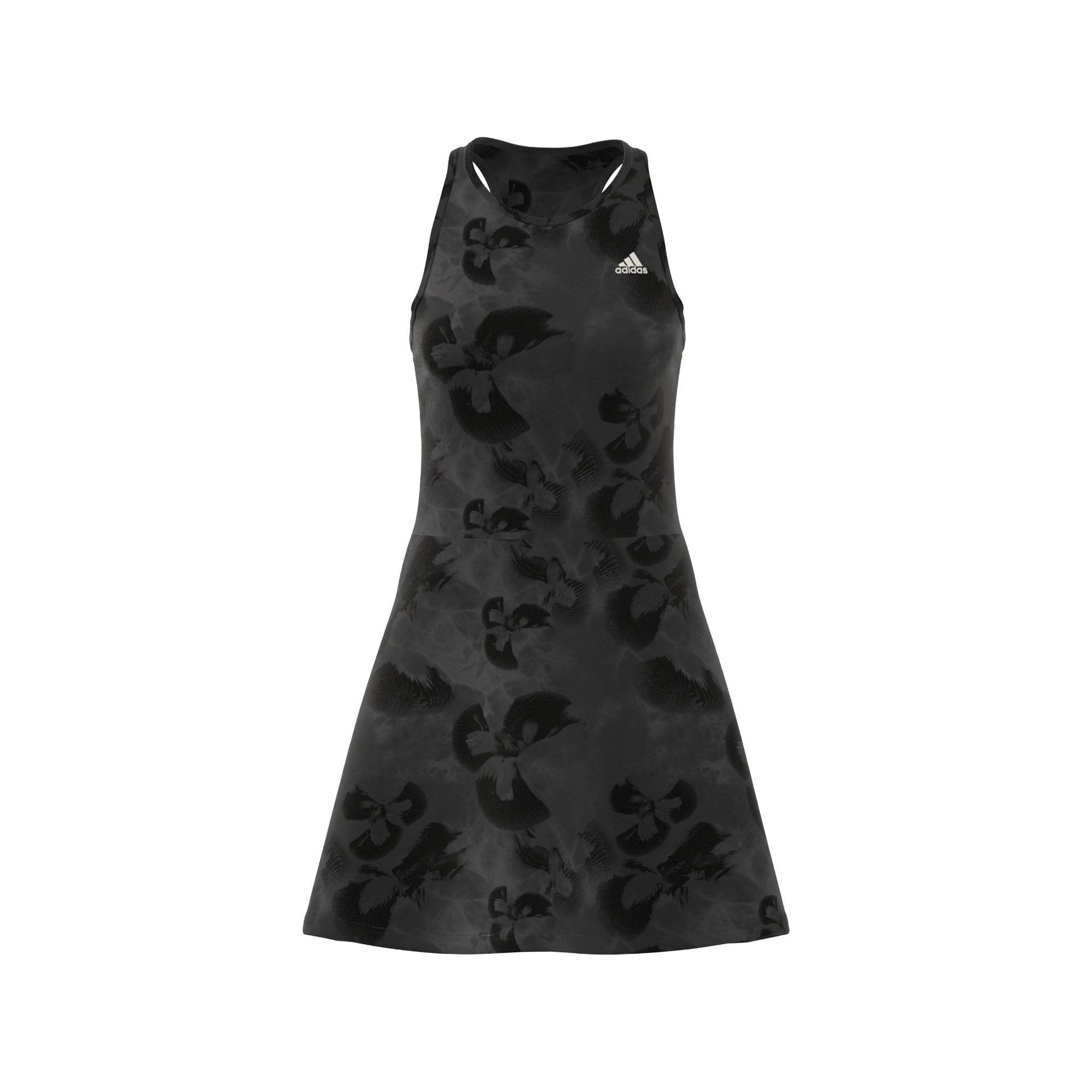 adidas AOP DRESS GREFIV/CARBON/BLACK Robe temps libre, manches courtes 