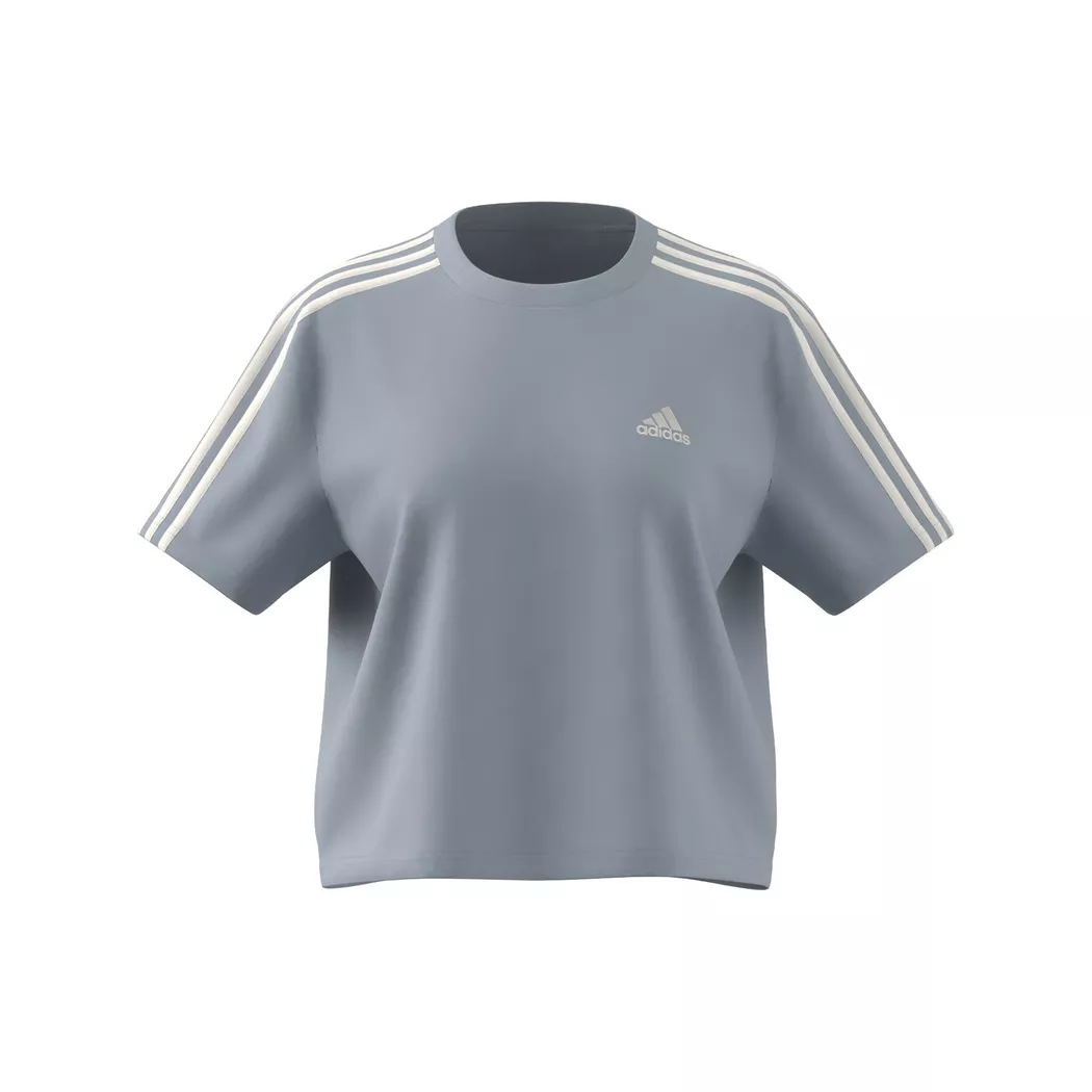 Adidas - T-Shirt, Rundhals, kurzarm, für Damen, Hellblau, Größe XL