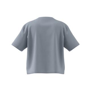 adidas 3S CR TOP WONBLU T-shirt girocollo, maniche corte 