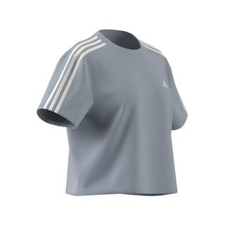 adidas 3S CR TOP WONBLU T-shirt, col rond, manches courtes 