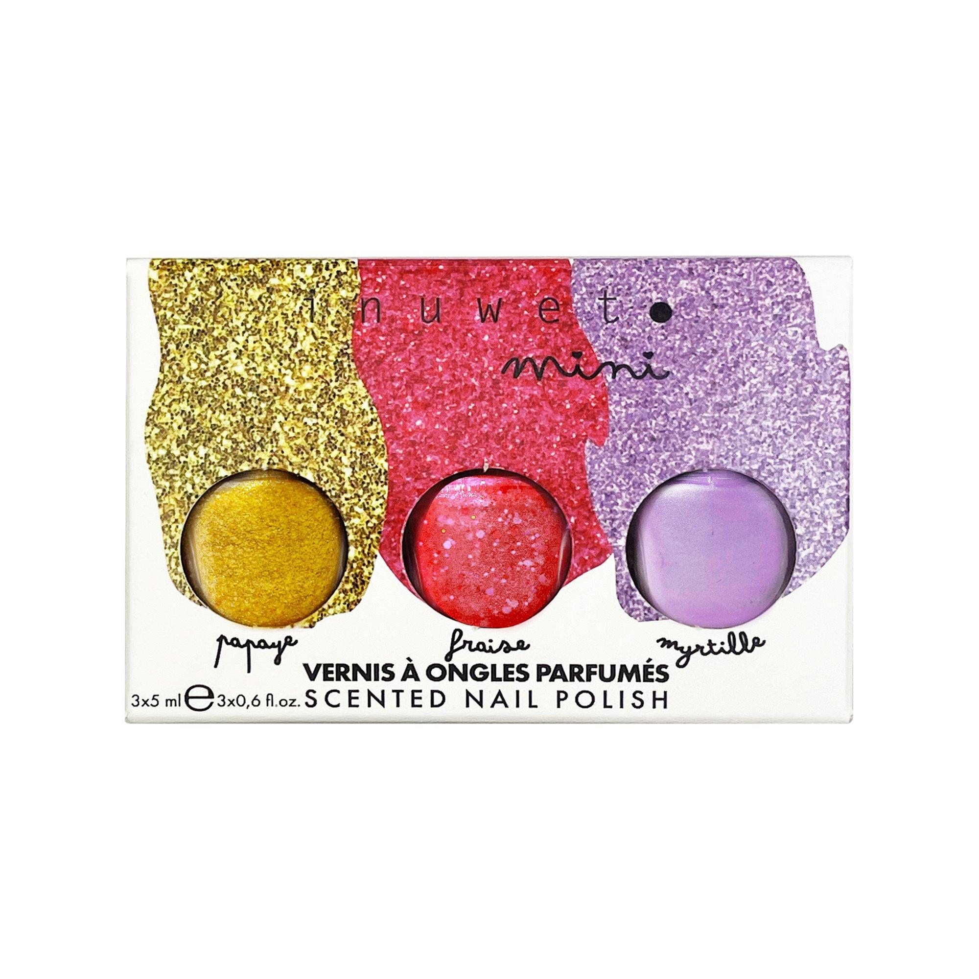 Image of Trio-lackset Auf Wasserbasis Für Kinder – Regenbogen – Vegan, Natürlich, Hergestellt In Frankreich Damen Multicolor