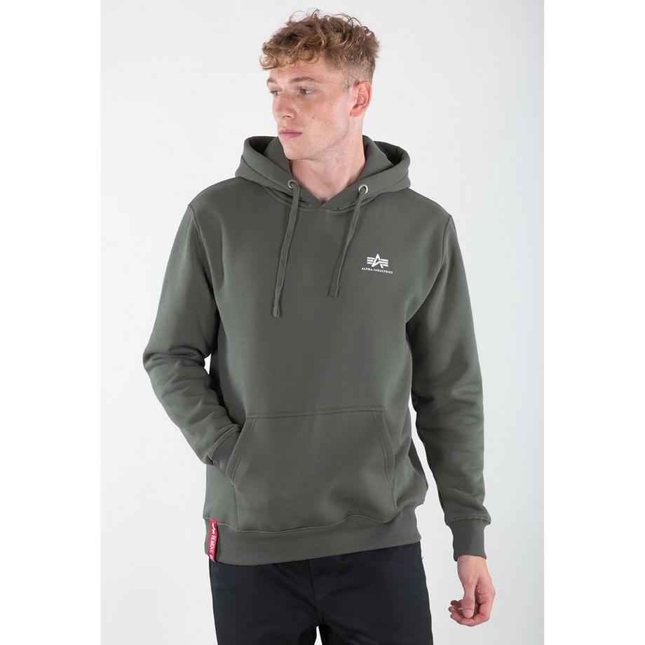 Alpha Industries Basic Small Logo Felpa con Cappuccio  