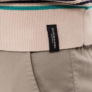 Scotch & Soda Structured Stripe Knitted Polo Polo, manches courtes 