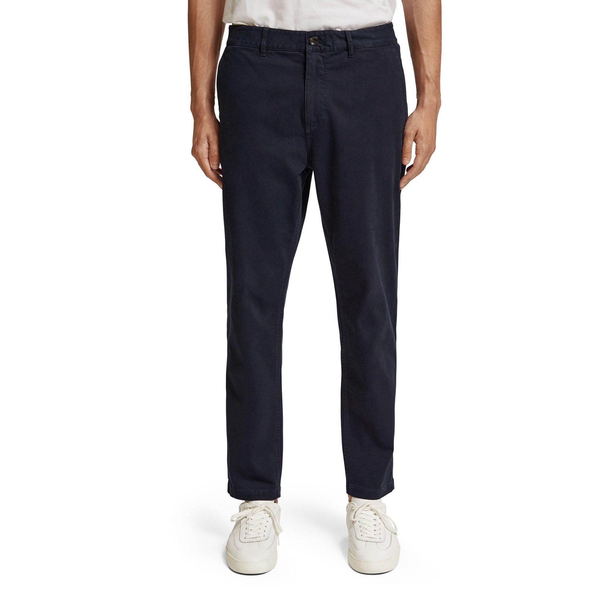 Scotch & Soda Drift- Garment-Dyed Stretch Cotton Twill Chino Chinohose, Regular Fit 