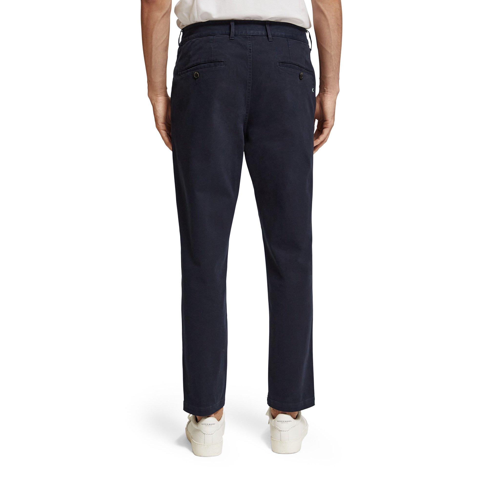 Scotch & Soda Drift- Garment-Dyed Stretch Cotton Twill Chino Chinohose, Regular Fit 