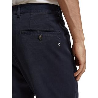 Scotch & Soda Drift- Garment-Dyed Stretch Cotton Twill Chino Chinohose, Regular Fit 