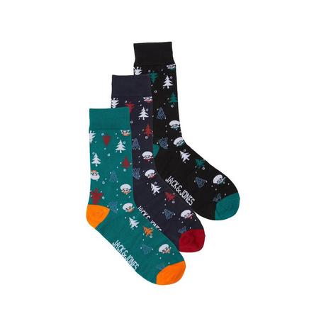 JACK & JONES JacXmasTreeSocks Giftbox Multipack,Socken Waden 