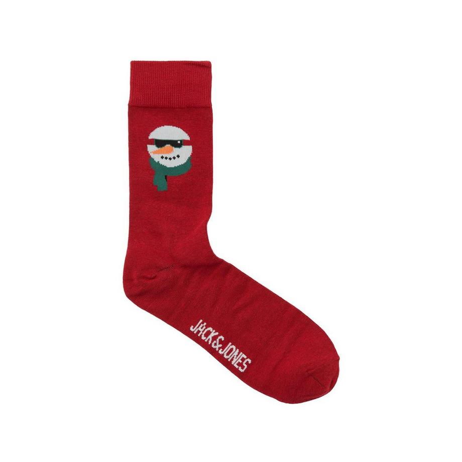 JACK & JONES Cool Xmas Socks Giftbox Confezione Multipla Calze Gambaletto  