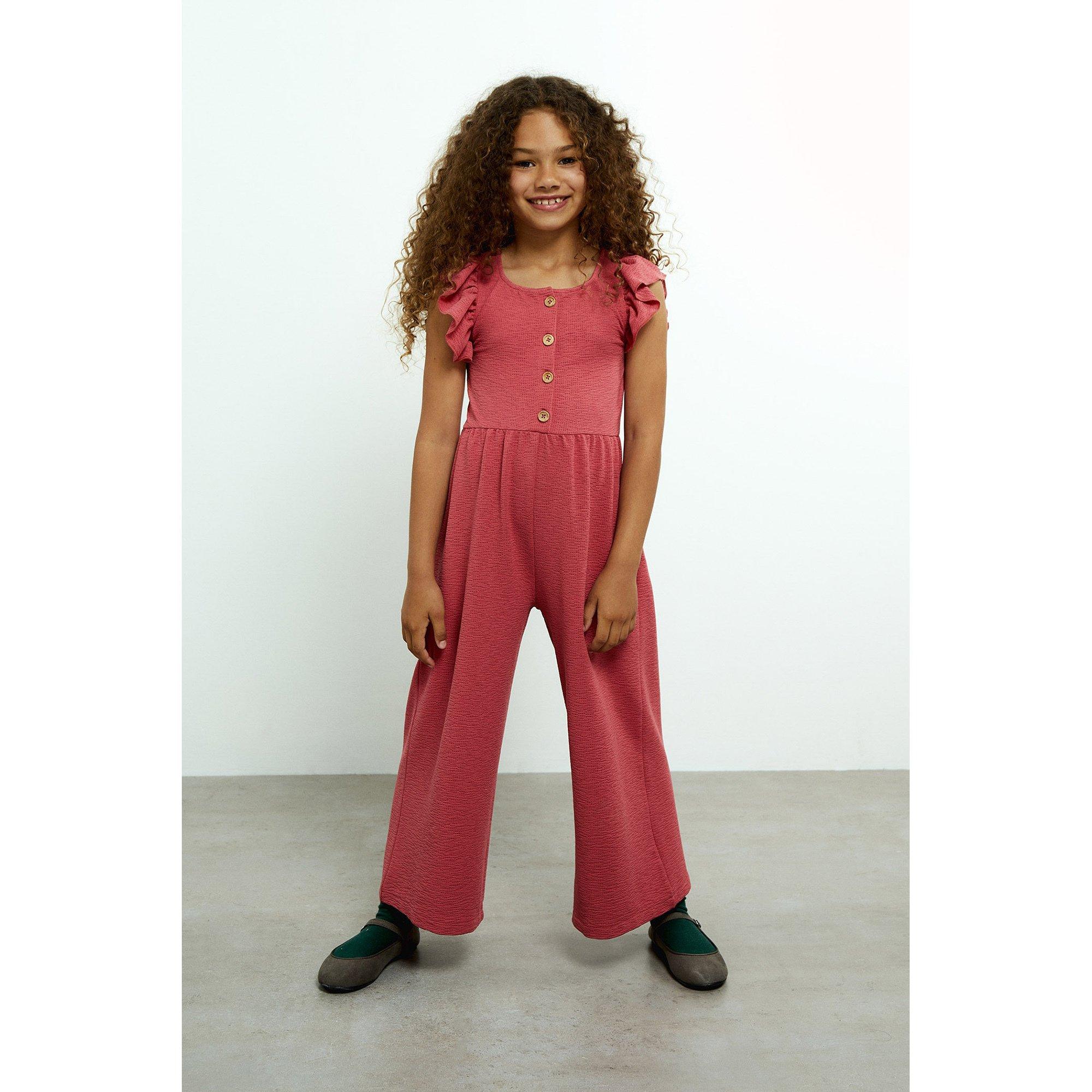 Image of Overall Mädchen Rot 98-104