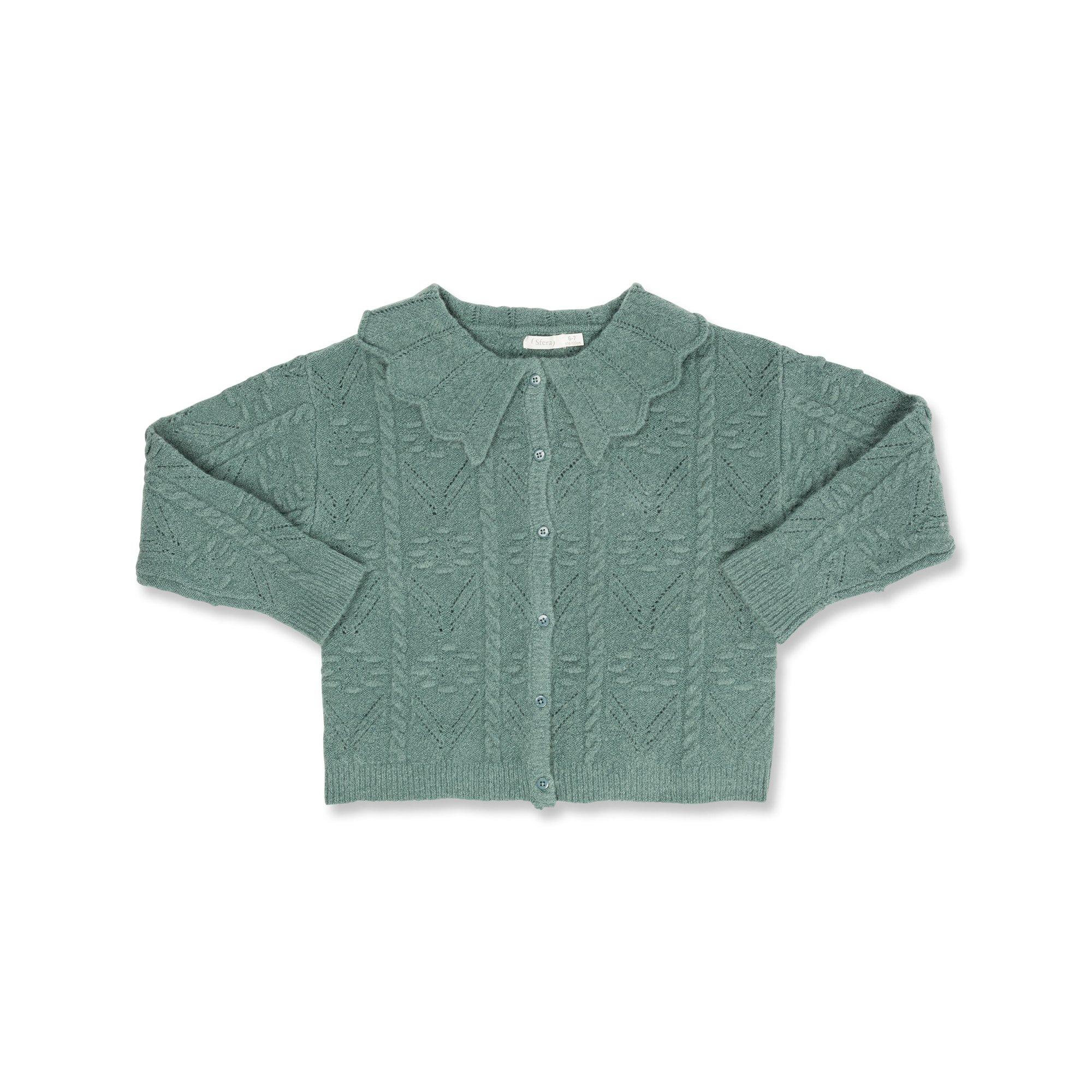Image of Cardigan, Langarm Unisex Grün 104-110