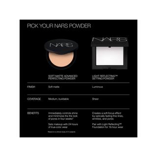 Nars Soft Matte Advanced Perfecting Powder - Poudre Perfectrice Matifiante  