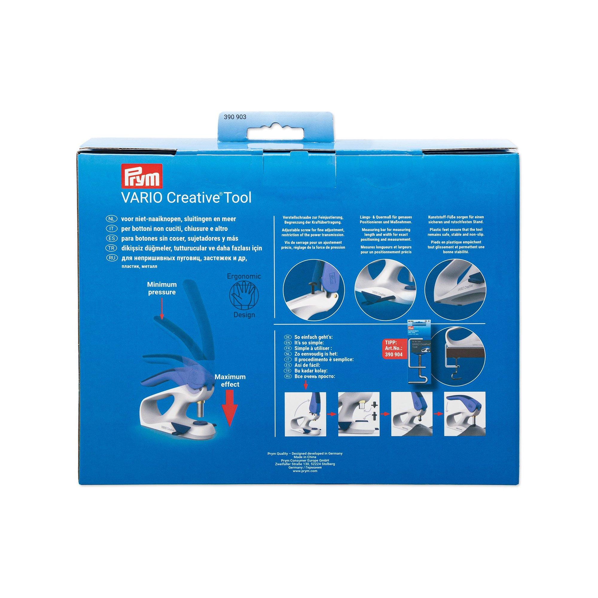 Prym Vario Creative Tool Avec outil de perforation 2.5 - 4.0 mm 