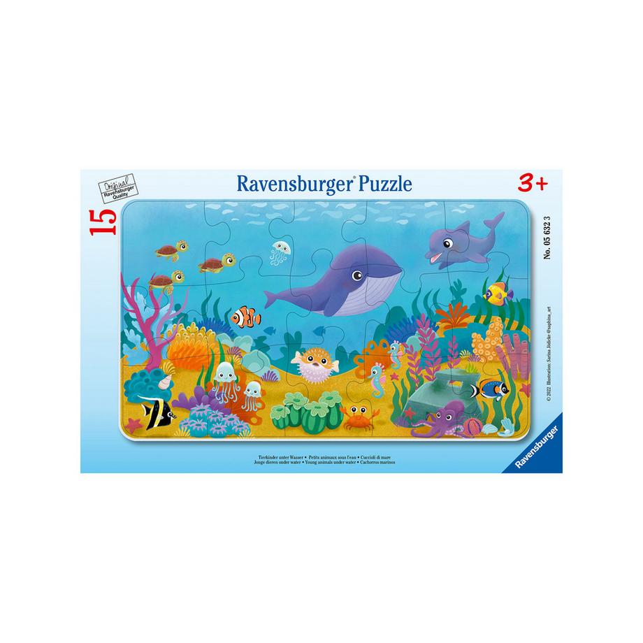 Ravensburger  Puzzle Cadre, 15 pièces, assortiment aléatoire 