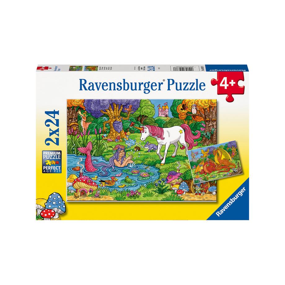 Ravensburger  Puzzle, 2 x 24 pièces, assortiment aléatoire 