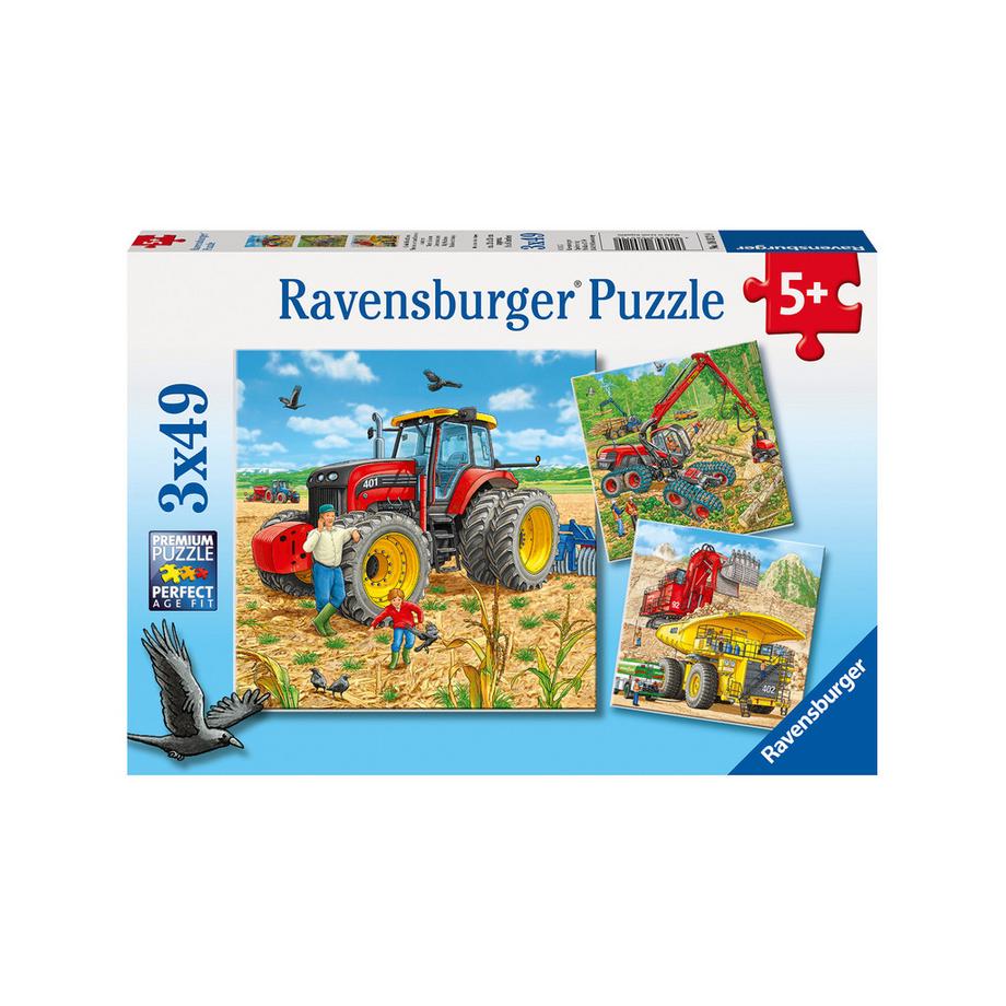 Ravensburger  Puzzle Divers, 3 x 49 Teile, Zufallsauswahl 