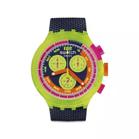 swatch NEON TO THE MAX Chronographe 