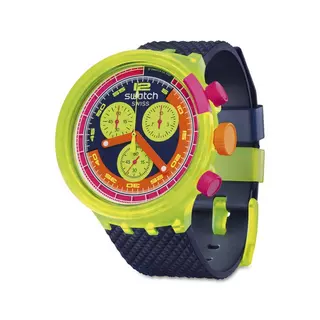 swatch NEON TO THE MAX Chronographe 