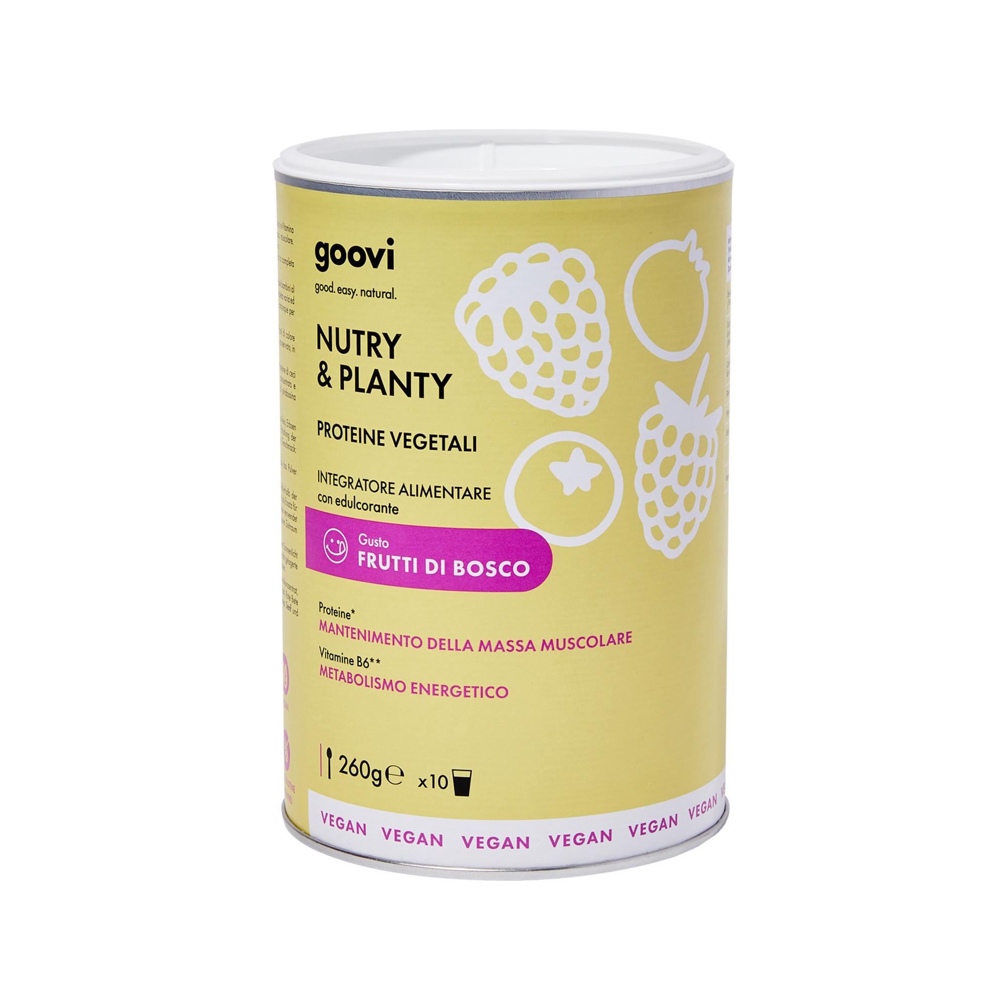 Image of Nutry & Planty Pflanzliche Proteine Waldbeeren Unisex 260 g