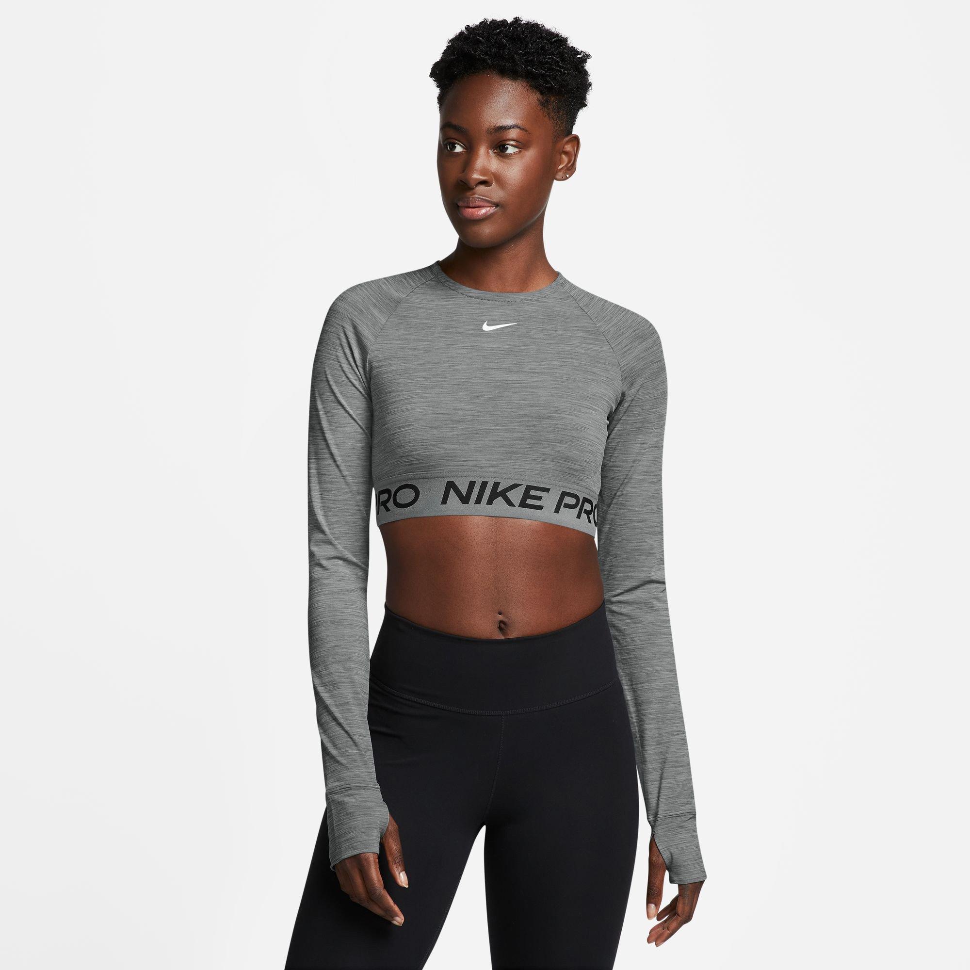 Image of Cropped T-shirt Damen Grau L