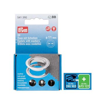 Ösen mit Scheiben, 11 mm