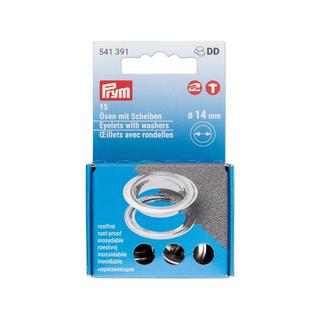 Prym Occhielli con rondelle, 11 mm Con utensile di punzonatura 2,5 - 4,0 mm 