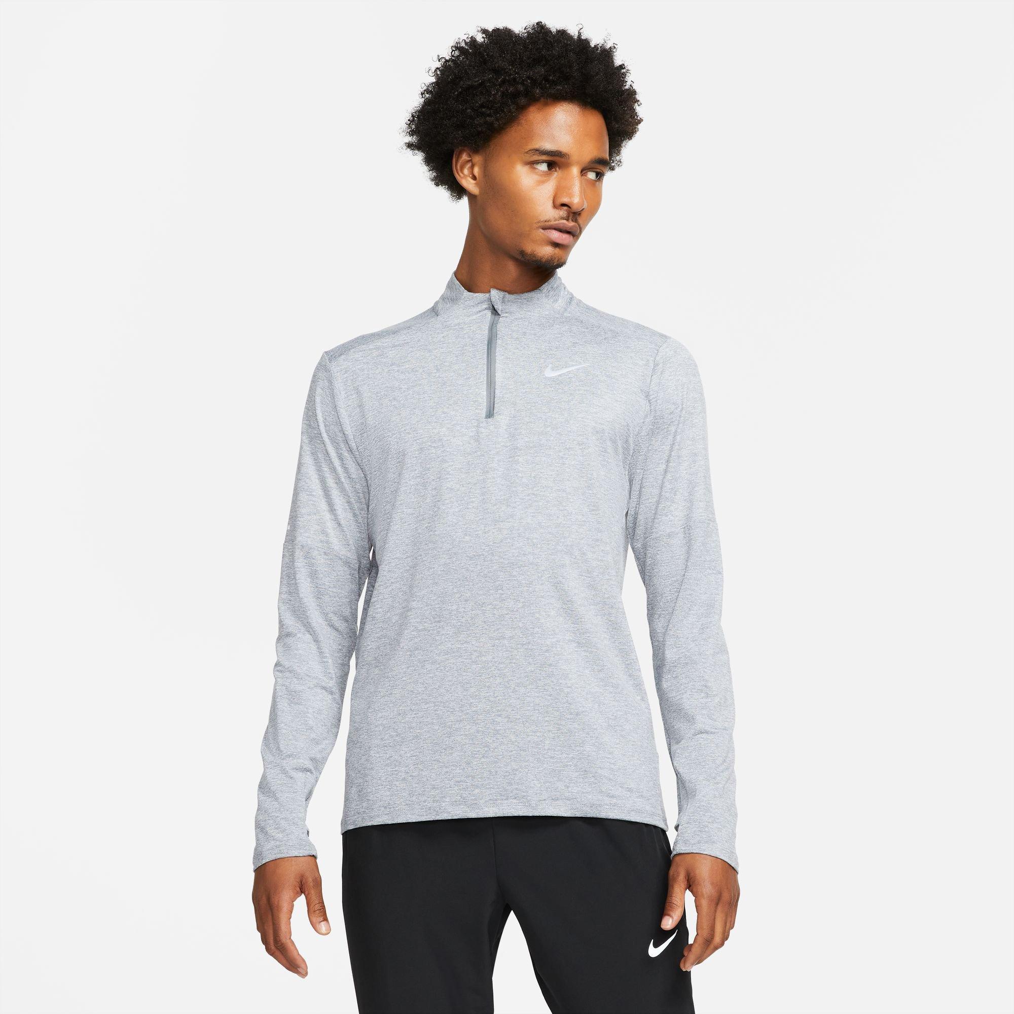 Image of Running-shirt, Langarm Herren Grau L