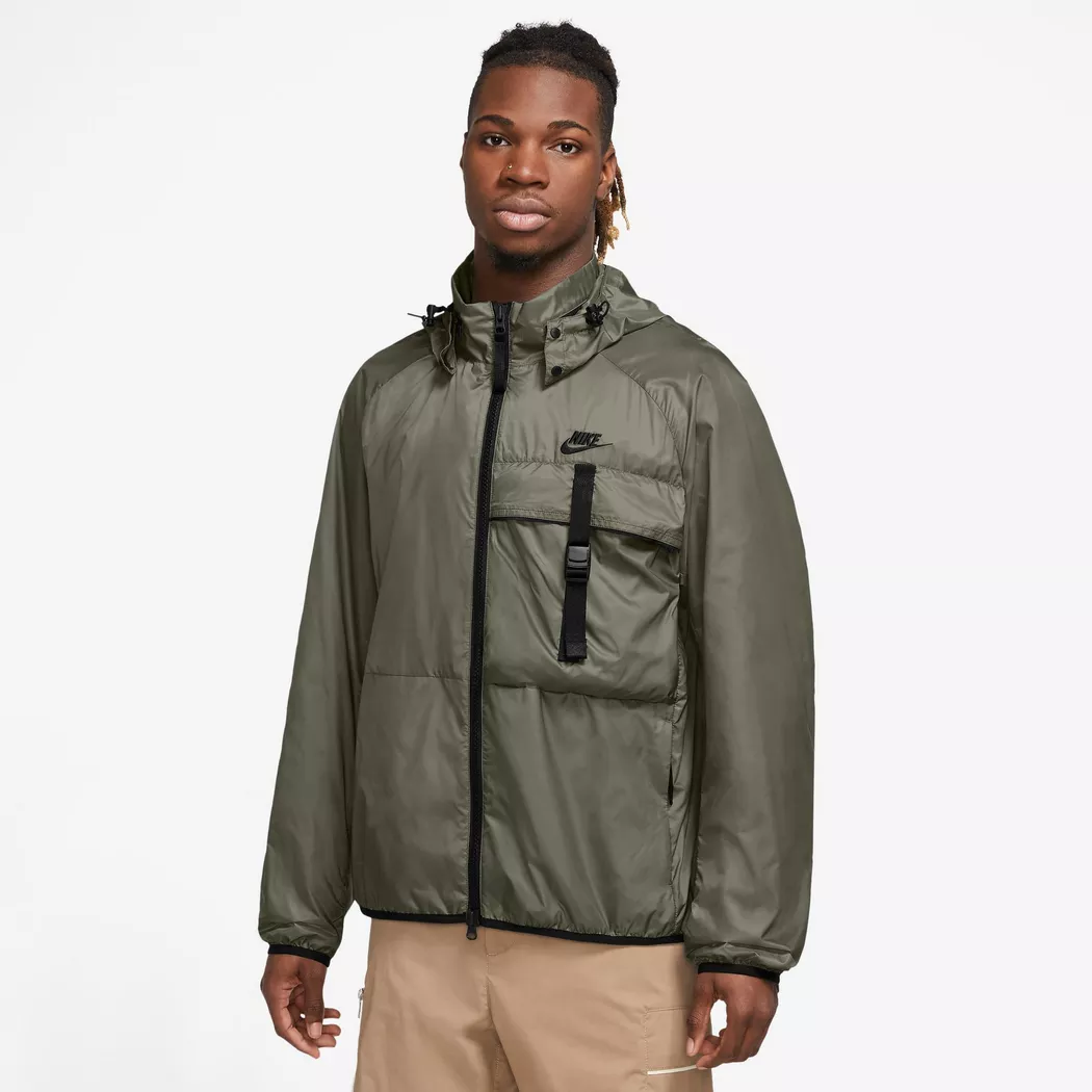 Nike - Regenjacke mit Kapuze, für Herren, Olivegrün, Größe M