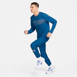 NIKE M NK DF UV MILER TOP LS FLASH T-Shirt, Rundhals, langarm 