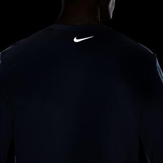 NIKE M NK DF UV MILER TOP LS FLASH T-shirt girocollo, maniche lunghe 