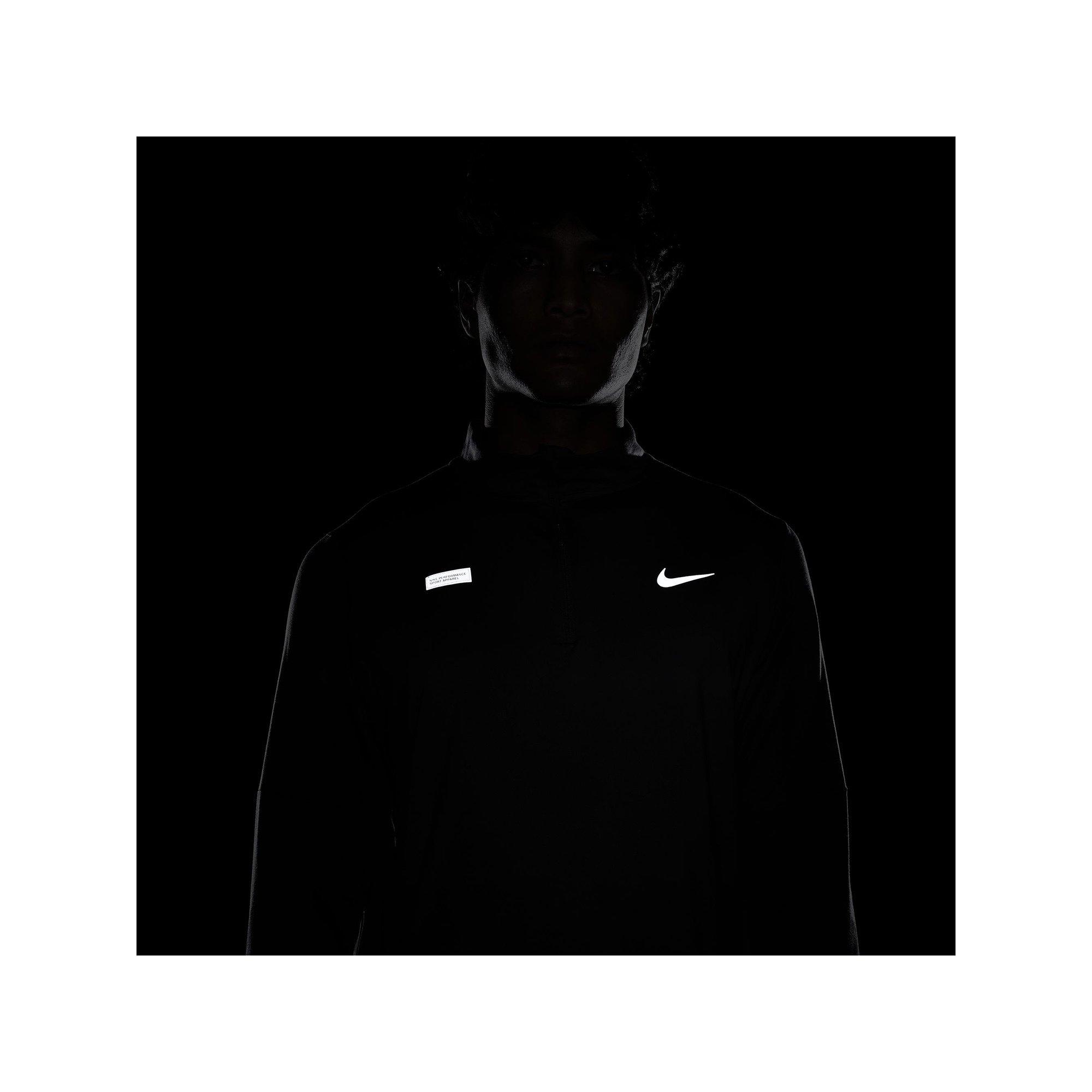 NIKE M NK DF ELMNT TOP HZ FLASH HBR T-Shirt, Rundhals, langarm 