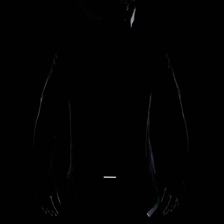 NIKE M NK TF RPL ELMNT HZ T-shirt, col rond, manches longues 