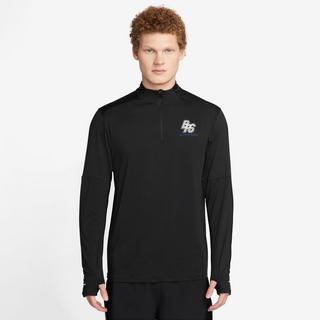 NIKE M NK RUN ENERGY ELEMENT HZ T-shirt girocollo, maniche lunghe 