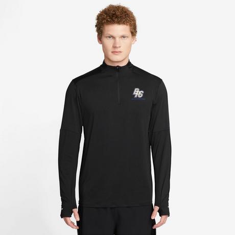 NIKE M NK RUN ENERGY ELEMENT HZ T-shirt girocollo, maniche lunghe 