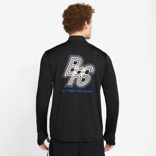 NIKE M NK RUN ENERGY ELEMENT HZ T-shirt girocollo, maniche lunghe 