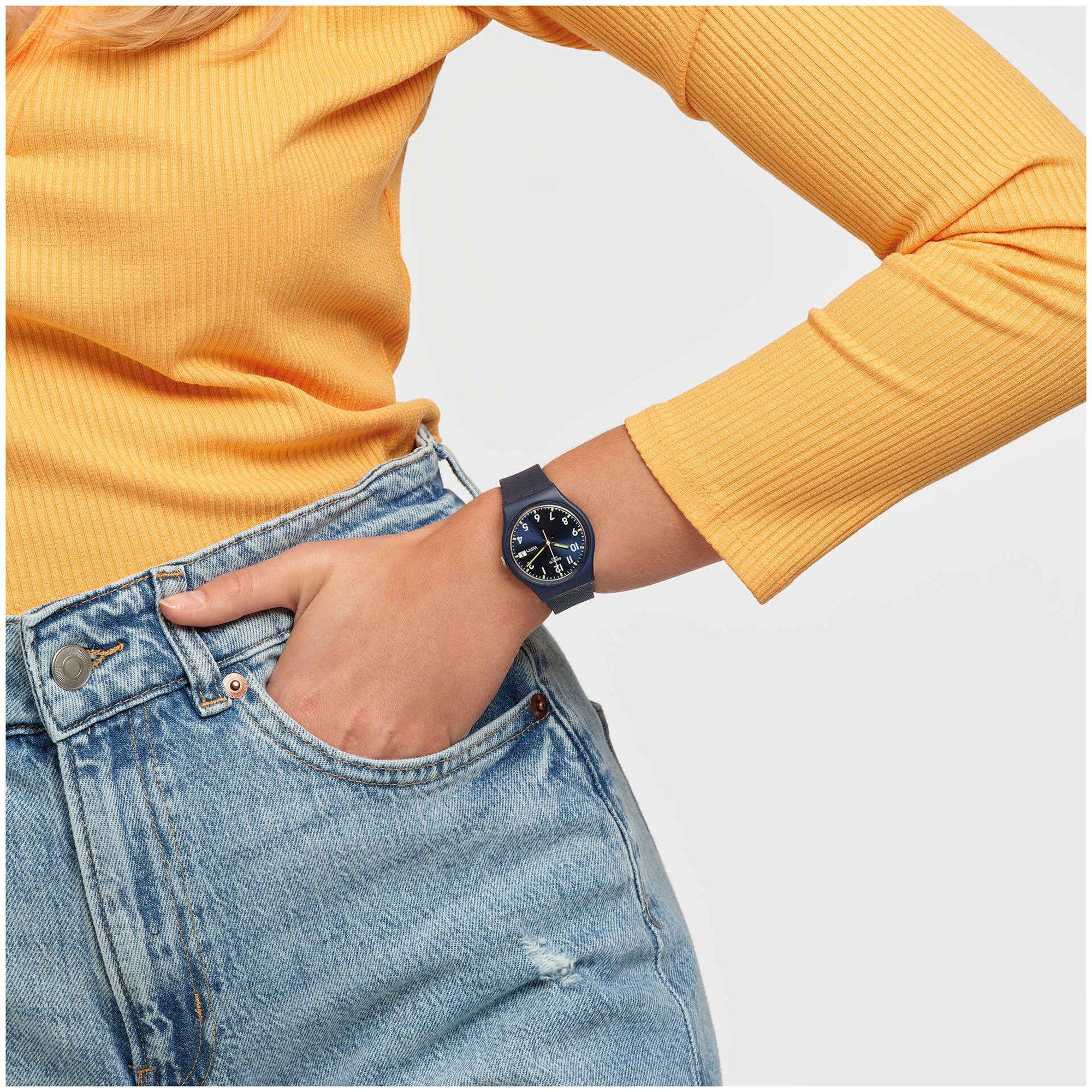 swatch SIR BLUE Analoguhr 