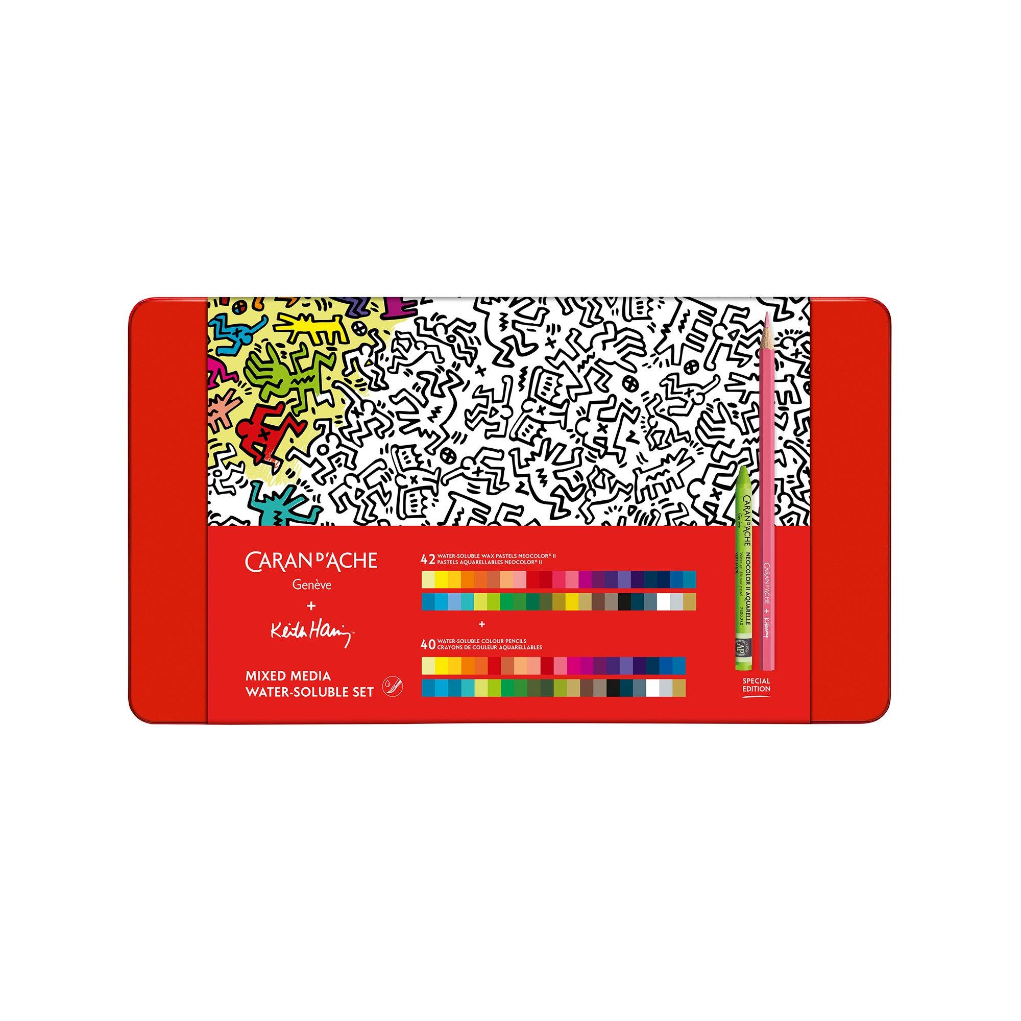Caran d'Ache Crayons de couleur Keith Haring 