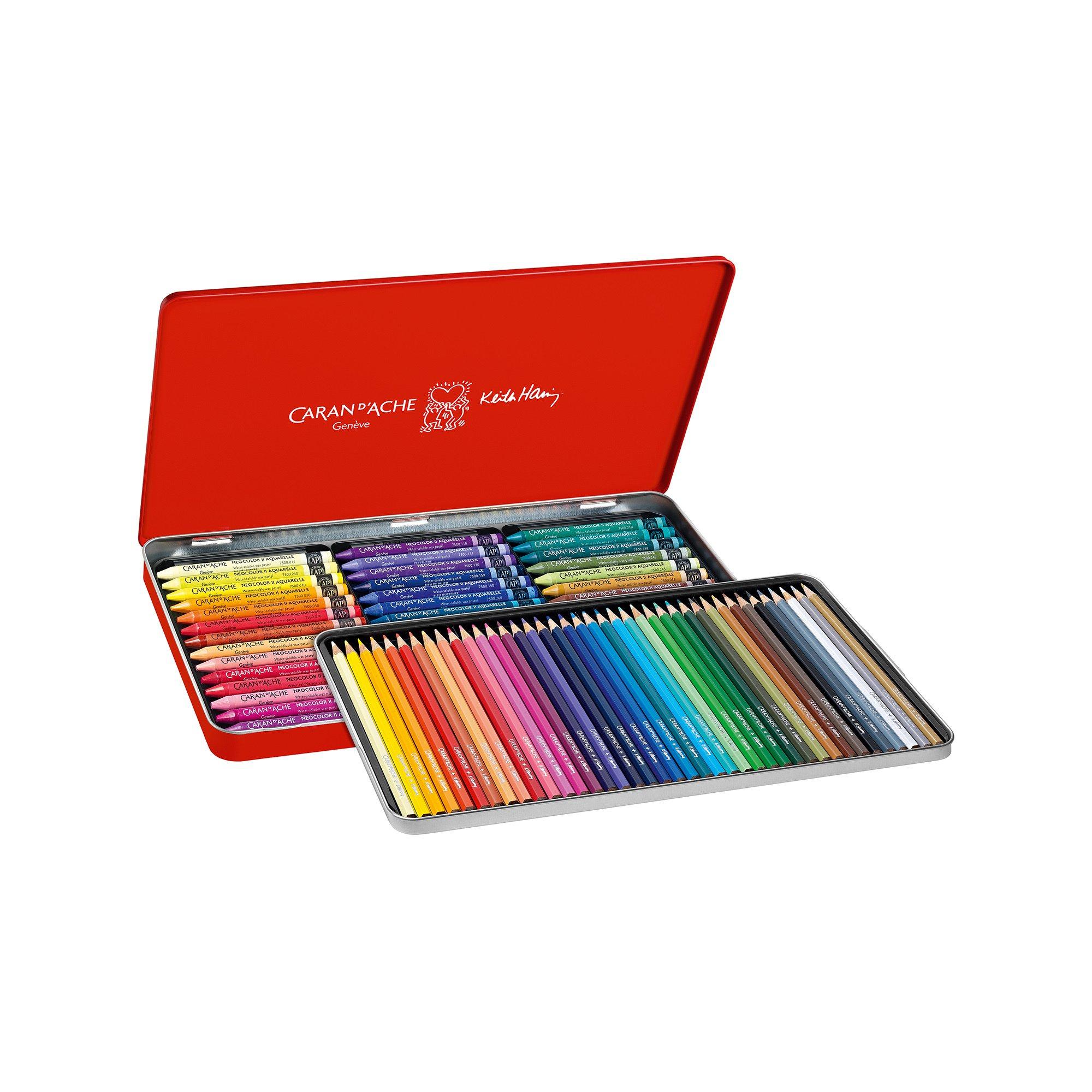 Caran d'Ache Crayons de couleur Keith Haring 