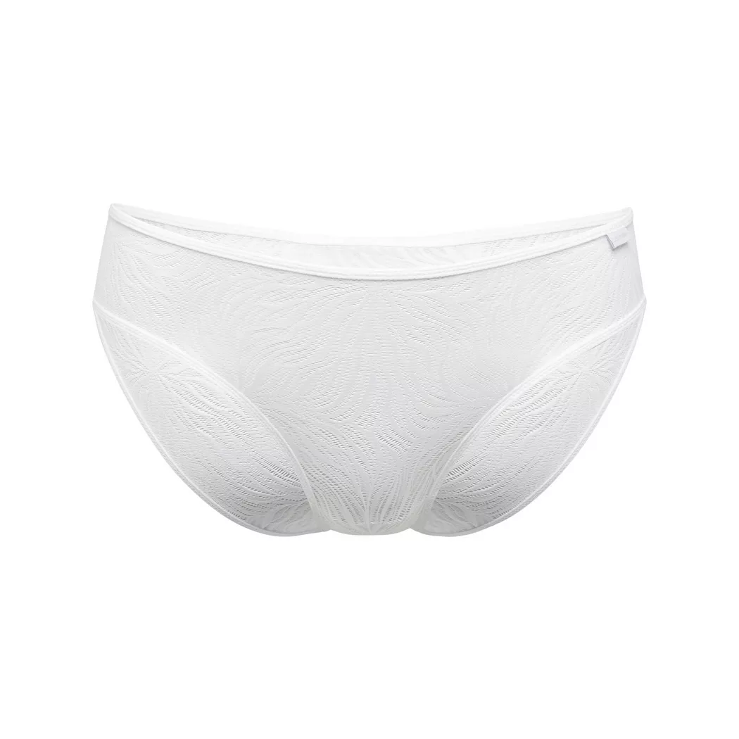 Calvin Klein - Slip mit Spitze, für Damen, Weiss, Größe S