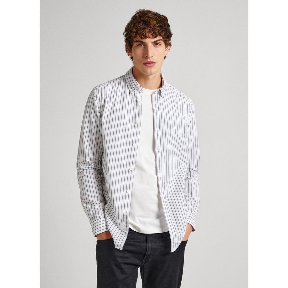 Pepe Jeans London PETER Chemise manches longues rayée  