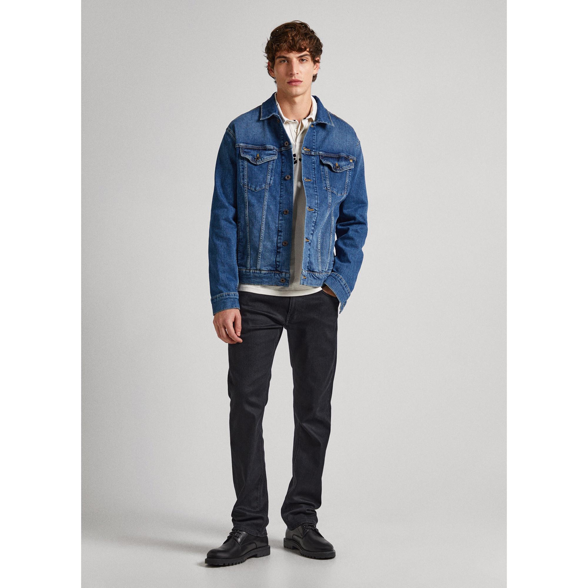 Pepe Jeans PINNERS Veste en jeans avec boutons 