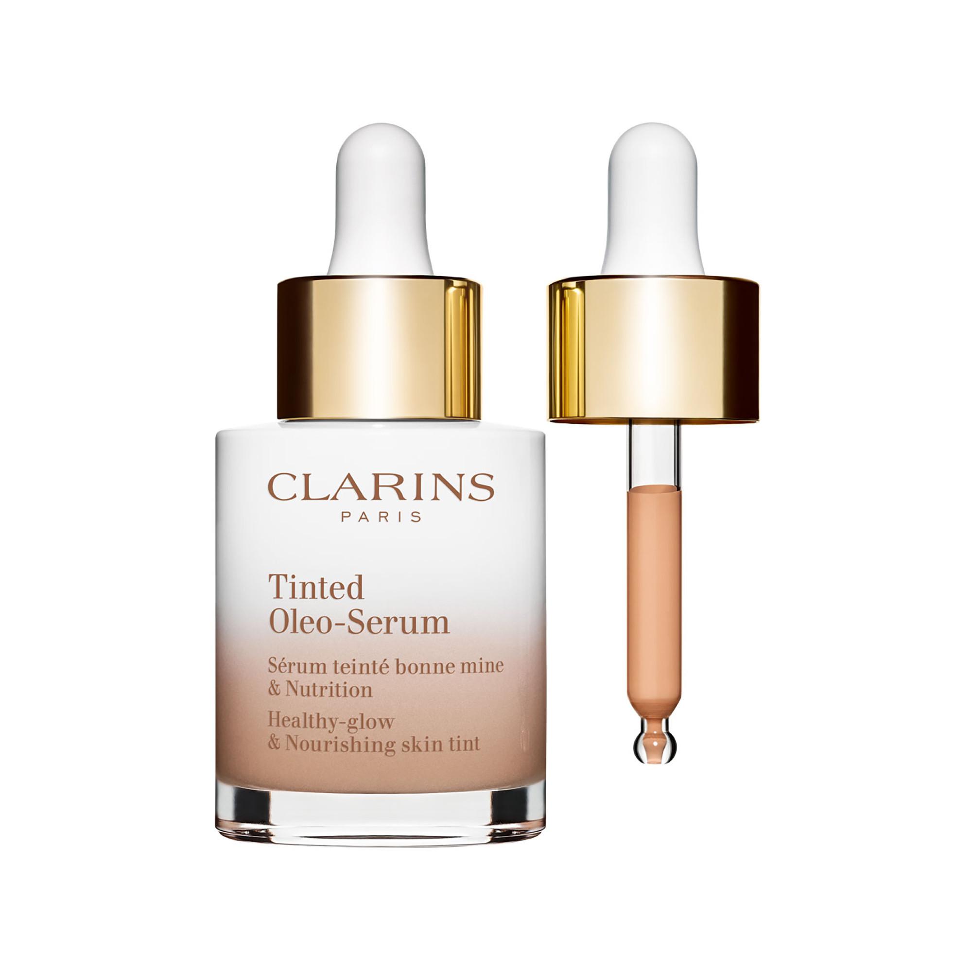 CLARINS TINTED OLEO-SERUM Tinted Oleo-Serum - Nährendes, getöntes Serum für einen gepflegten Teint 