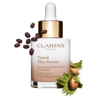 CLARINS TINTED OLEO-SERUM Tinted Oleo-Serum - Nährendes, getöntes Serum für einen gepflegten Teint 