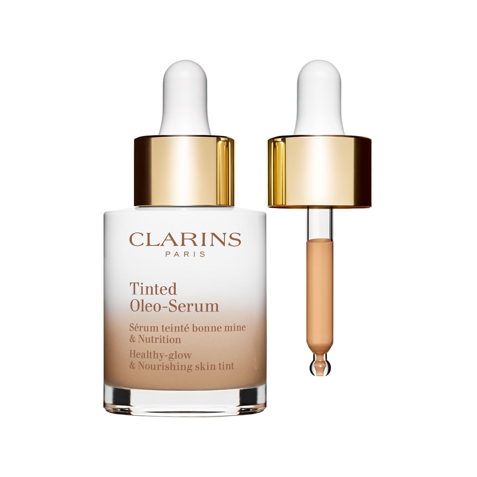 CLARINS TINTED OLEO-SERUM Tinted Oleo-Serum - Nährendes, getöntes Serum für einen gepflegten Teint 