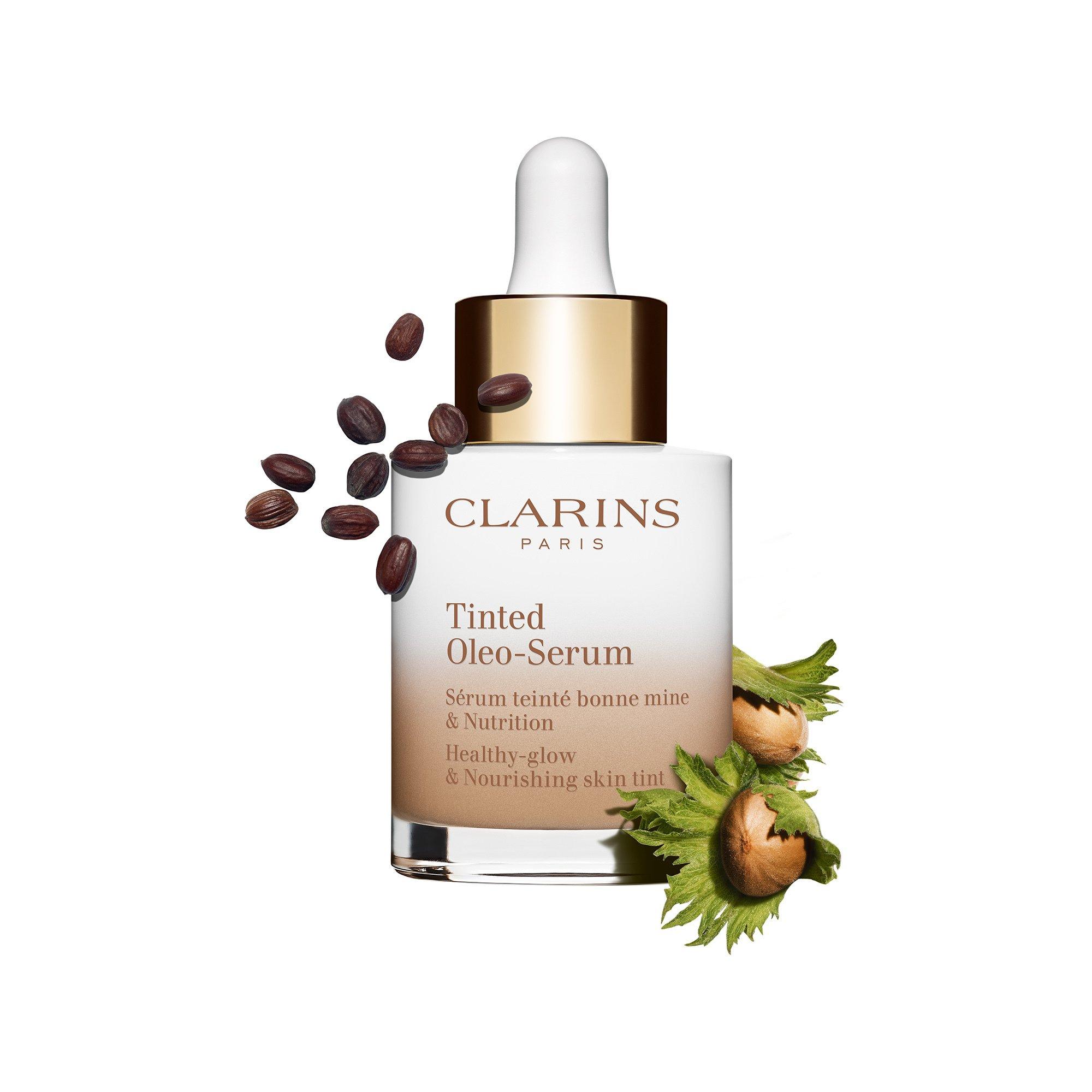 CLARINS TINTED OLEO-SERUM Tinted Oleo-Serum - Nährendes, getöntes Serum für einen gepflegten Teint 