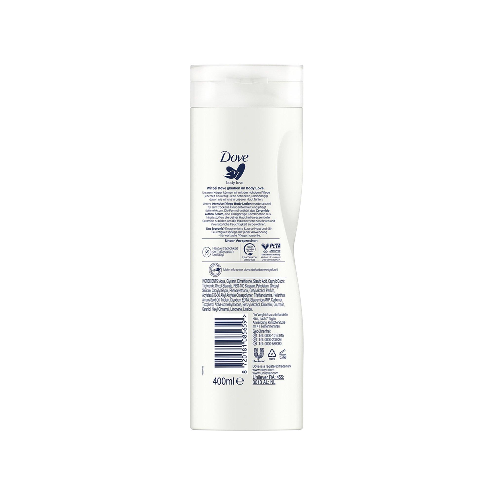 Dove Bodylotion Intensive Pflege Lotion Pour Le Corps Intensive 