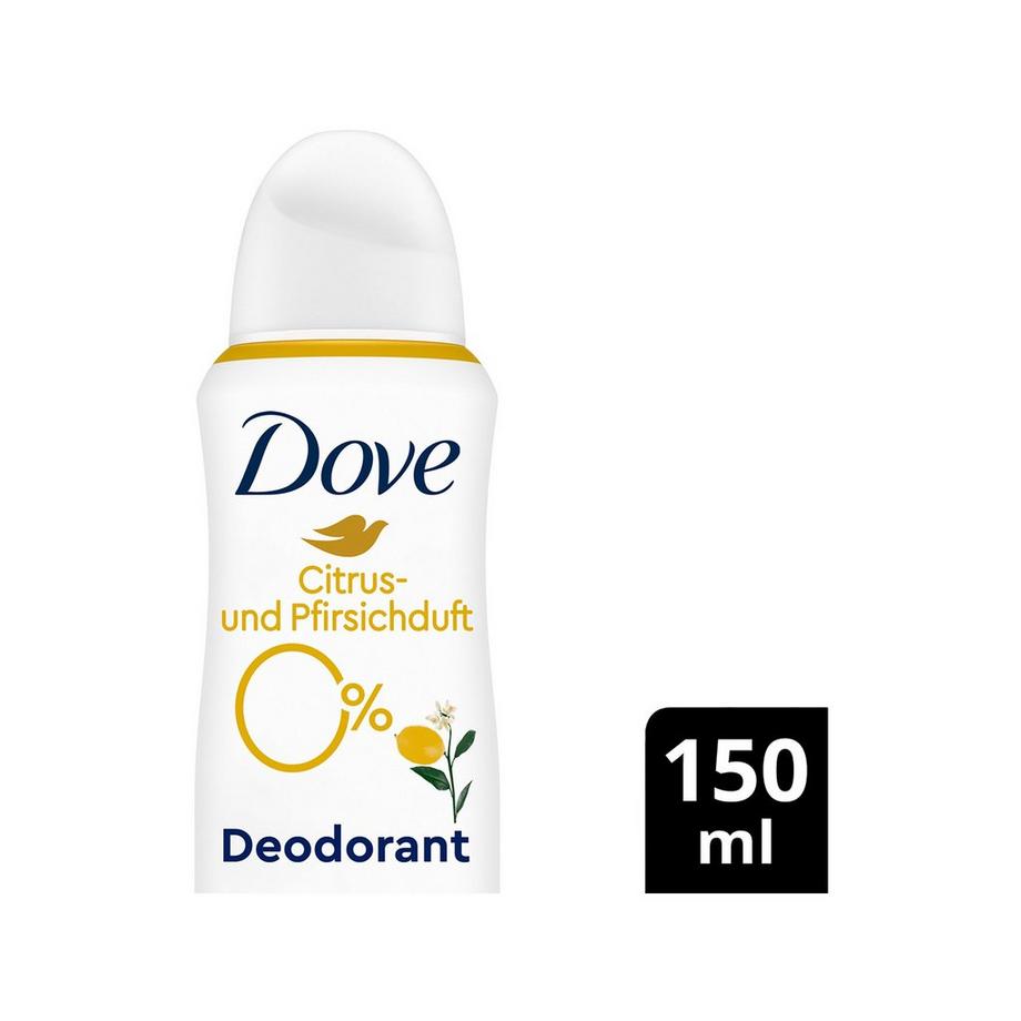 Dove Deo 0% Citrus Aerosol 0% Sali Di Alluminio Con Complesso Di Zinco Deodorante Spray Al Profumo Di Agrumi E Pesc 